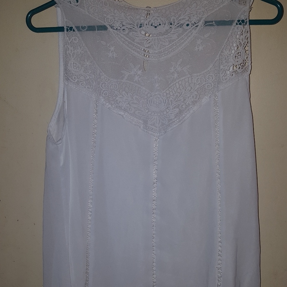 Pretty white lace shirt